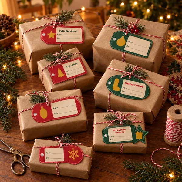Etiquetas para regalos